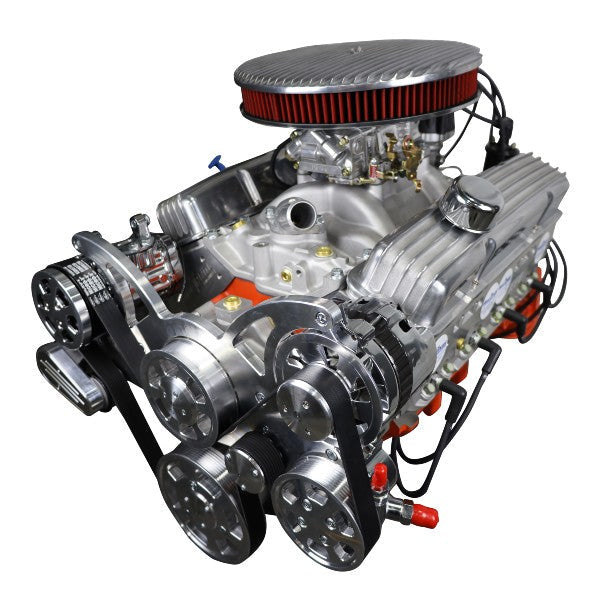 New BluePrint Small Block GM 383 c.i. drop in ready Crate Engine - dressed longblock w/ carb - BP38318CTCKV